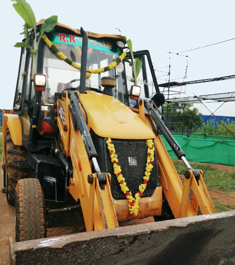 JCB Rental Services RK Earth Movers, Srirangam, Trichy